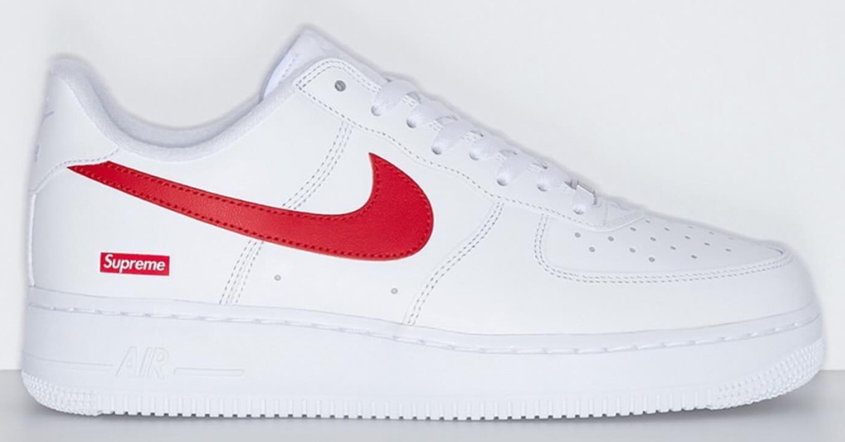 Air force 1 nike supreme best sale