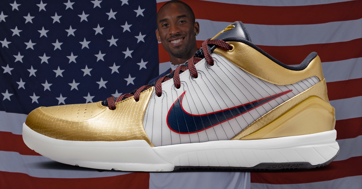 Nike Kobe 4 Gold Medal Returns for Summer Olympics Modern Notoriety