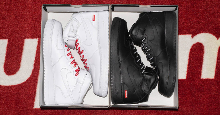 Supreme Launches Nike Air Force 1 Mid Collab