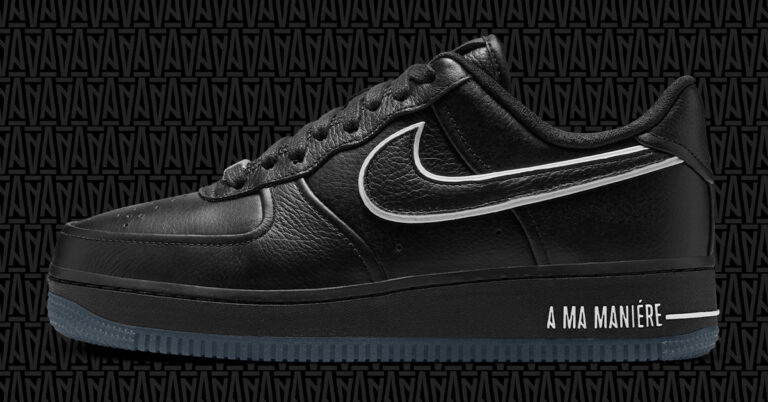 A Ma Maniére x Nike Air Force 1 Surfaces in Black