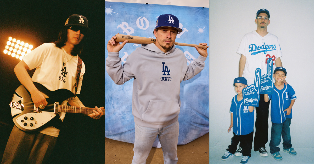 Born X Raised x Los Angeles Dodgers “LA Bleeds Blue” Collection