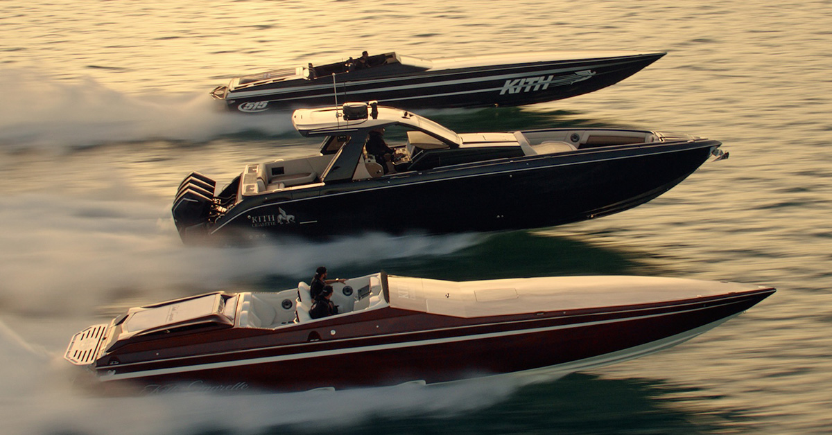 Kith & Cigarette Racing Launch Luxury Speedboat Collab - Modern 
