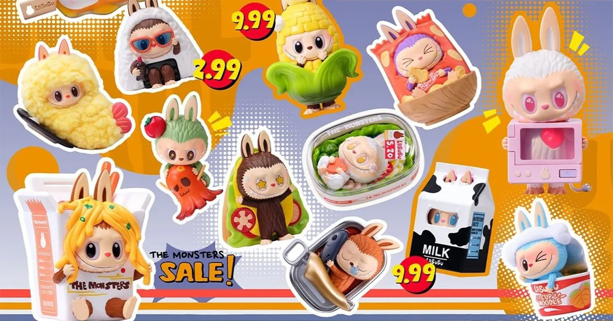 ゲームキャラクター POPMART THE MONSTERS LABUBU Wacky Mart Buy Pop Mart Labubu The Monsters Wacky Mart Series Blind Box