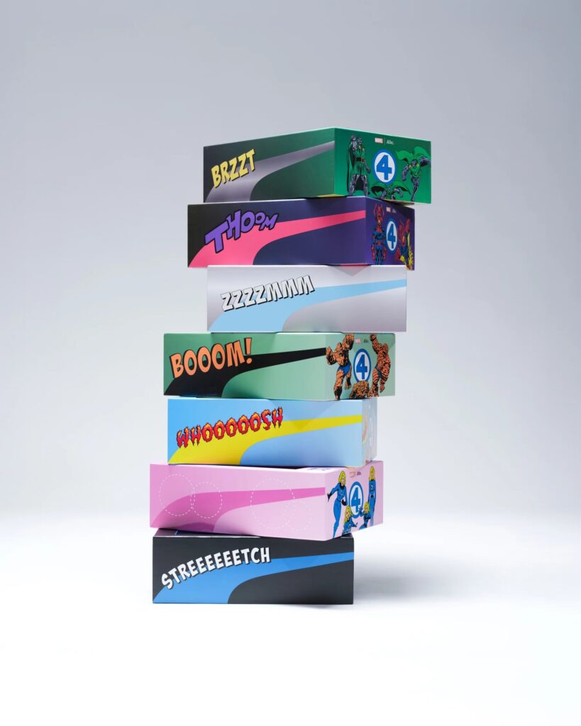 Advisory Board Crystals x Fantastic Four x PUMA packaging