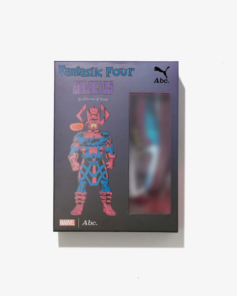 Advisory Board Crystals x Fantastic Four x PUMA Galactus packaging