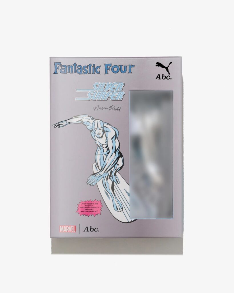 Advisory Board Crystals x Fantastic Four x PUMA Silver Surfer packaging