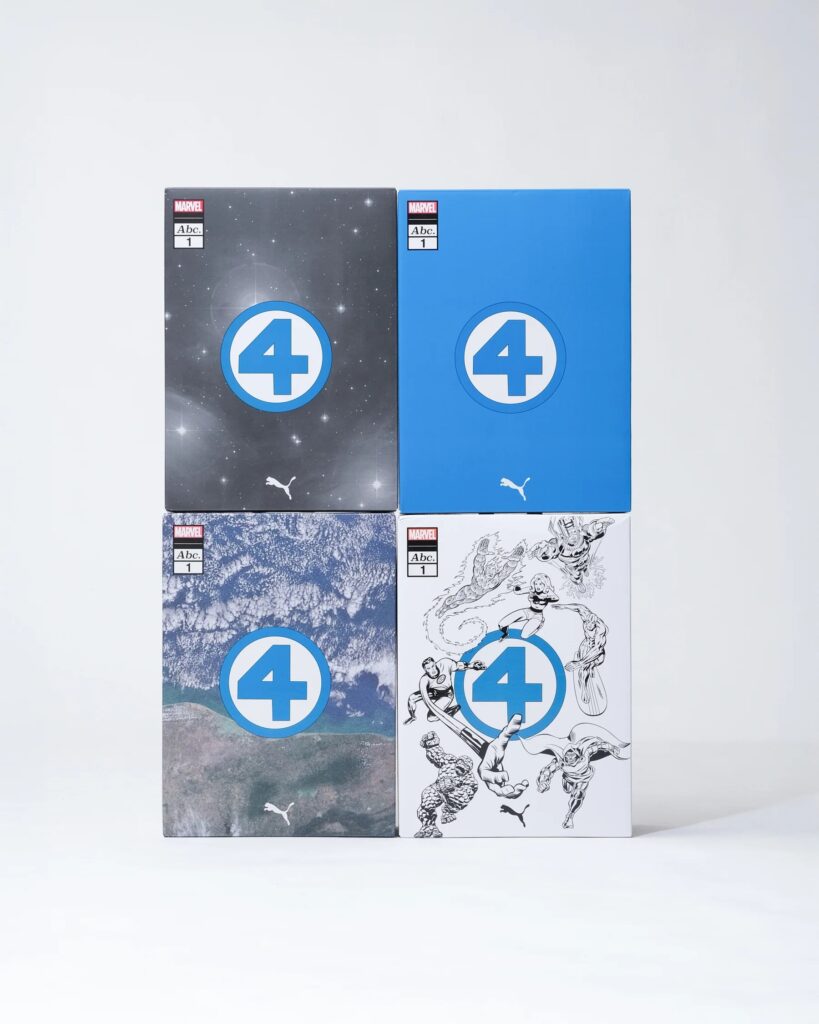 Advisory Board Crystals x Fantastic Four x PUMA packaging
