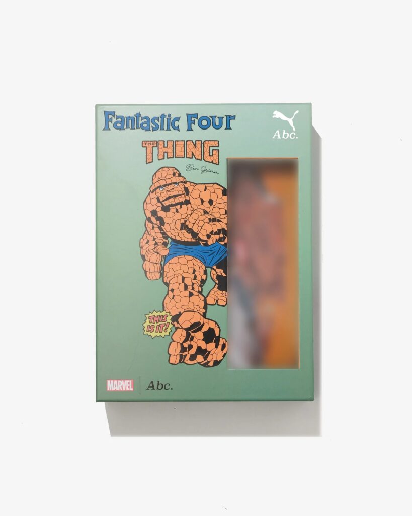 Advisory Board Crystals x Fantastic Four x PUMA The Thing packaging