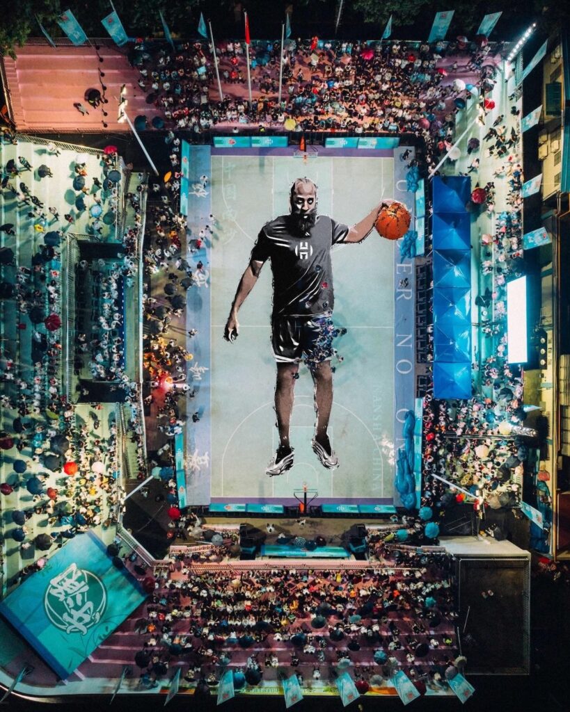 James Harden China Court Unveiling