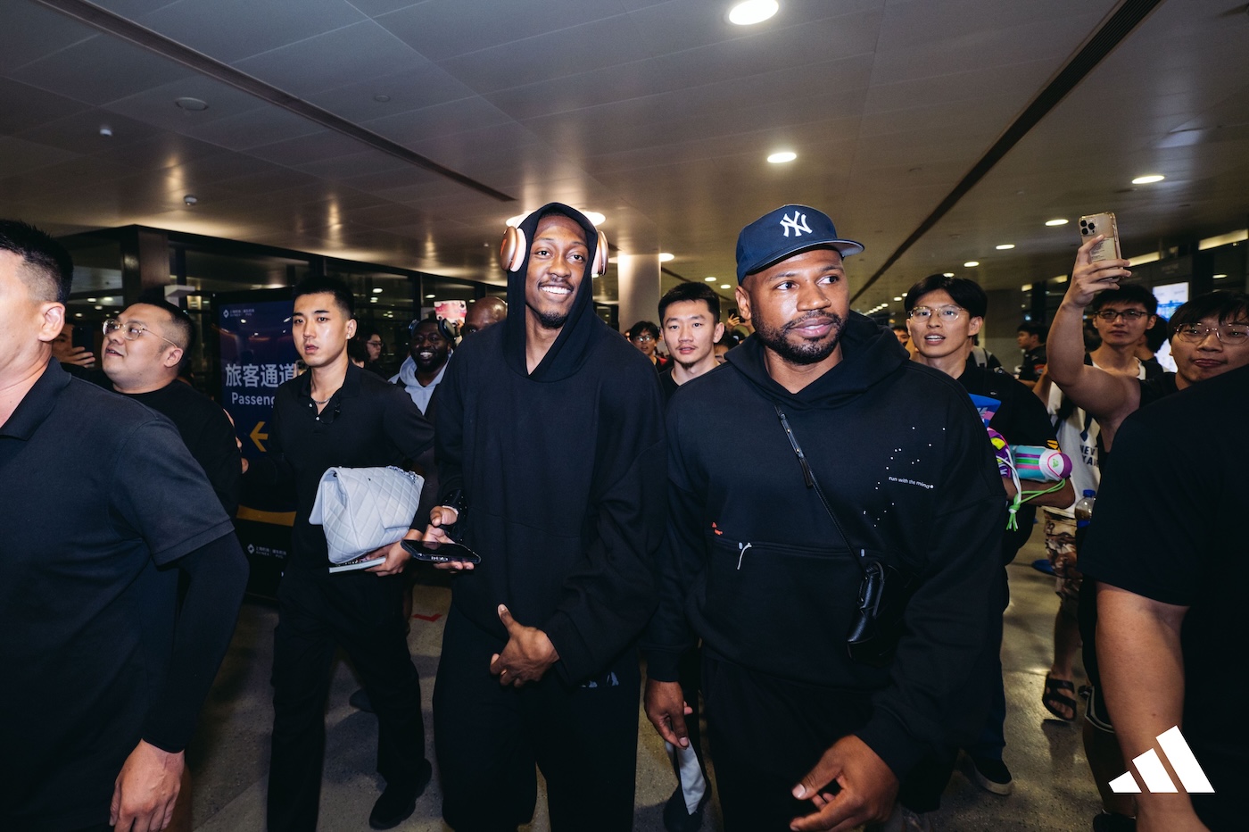 Jalen Williams in Shanghai for his first-ever China visit.
