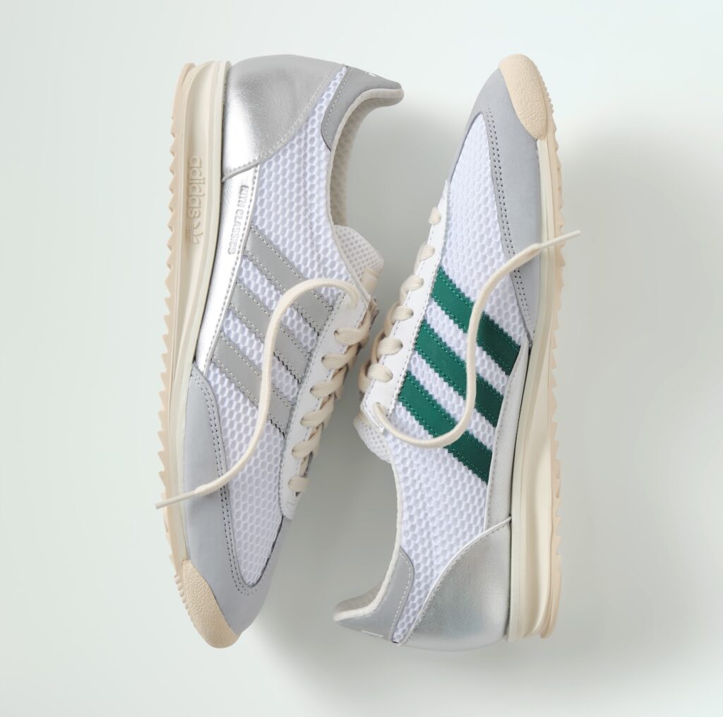 Kith x adidas SL 72 OG
Color: Green/Metallic Silver
Style Code: JQ4690