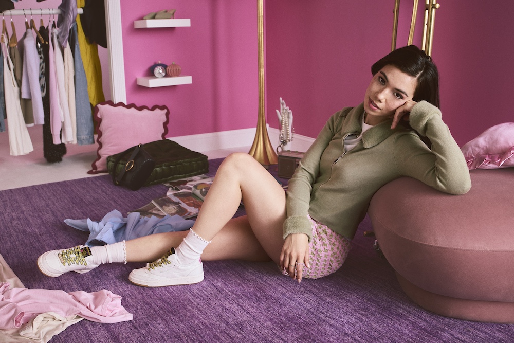 Reebok x Clueless Club C 85 "Grey/Chalk/Gum" 100245956 Campaign Shoot