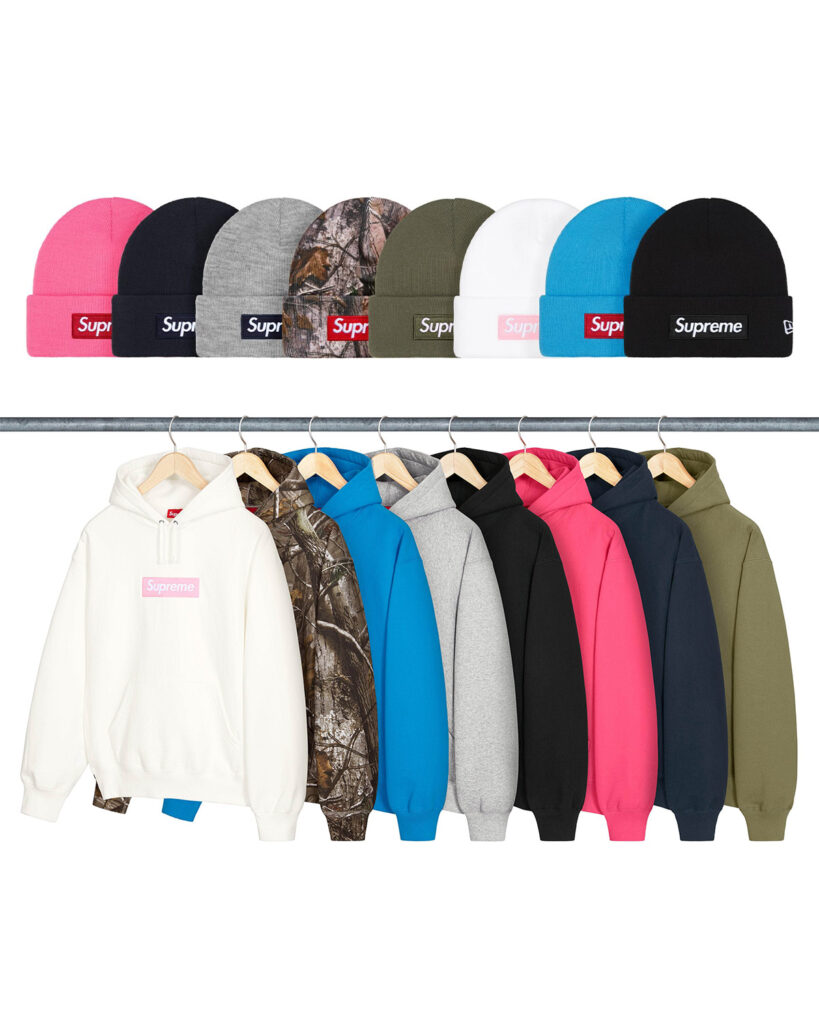 Supreme FW25 Box Logo Hoodies and Beanies