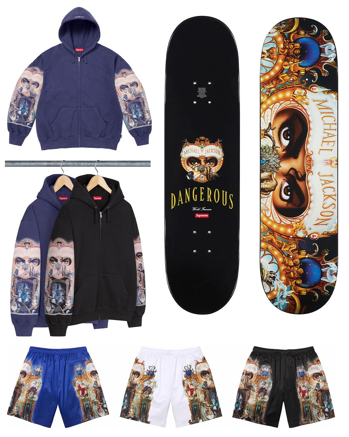 Supreme x Michael Jackson FW25 "Dangerous" collection