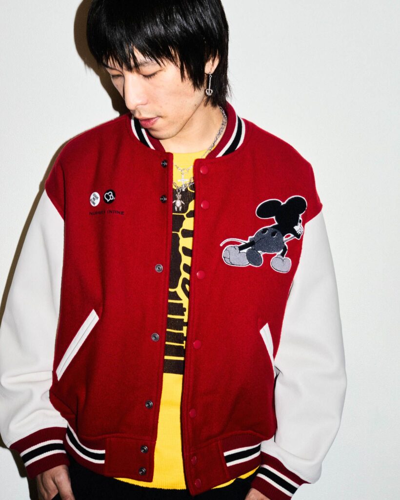 Supreme x Number (N)ine x Disney Varsity Jacket FW25