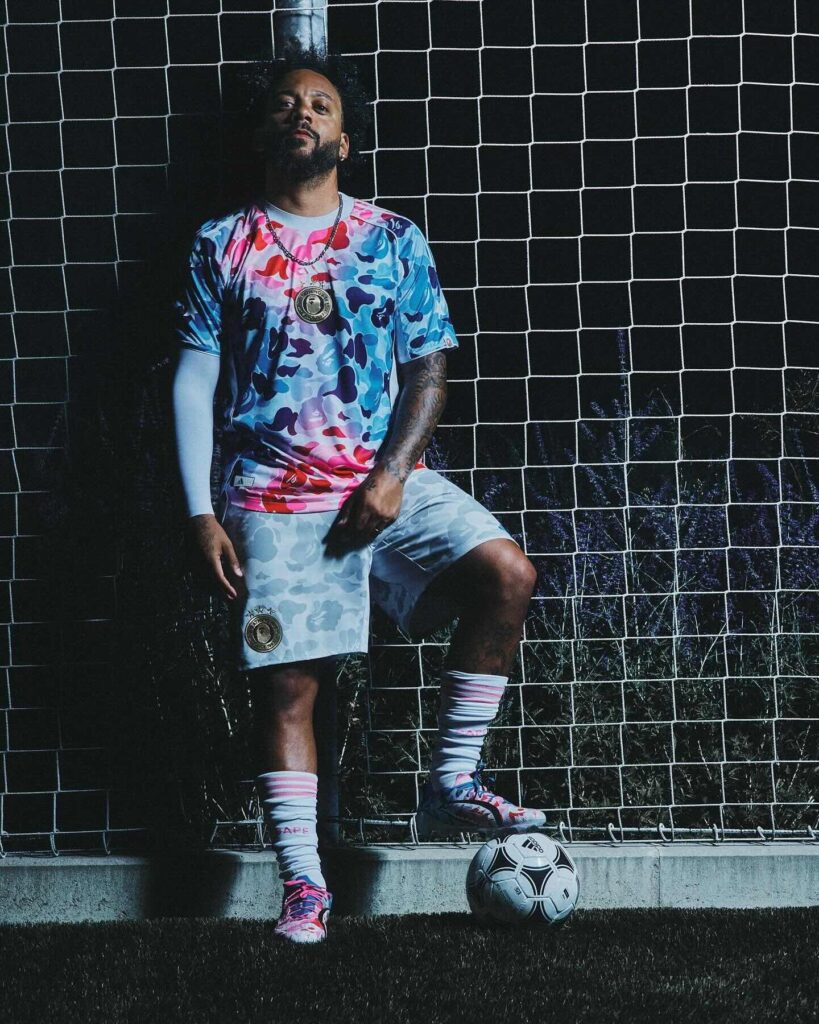 Marcelo Vieira for BAPE x adidas