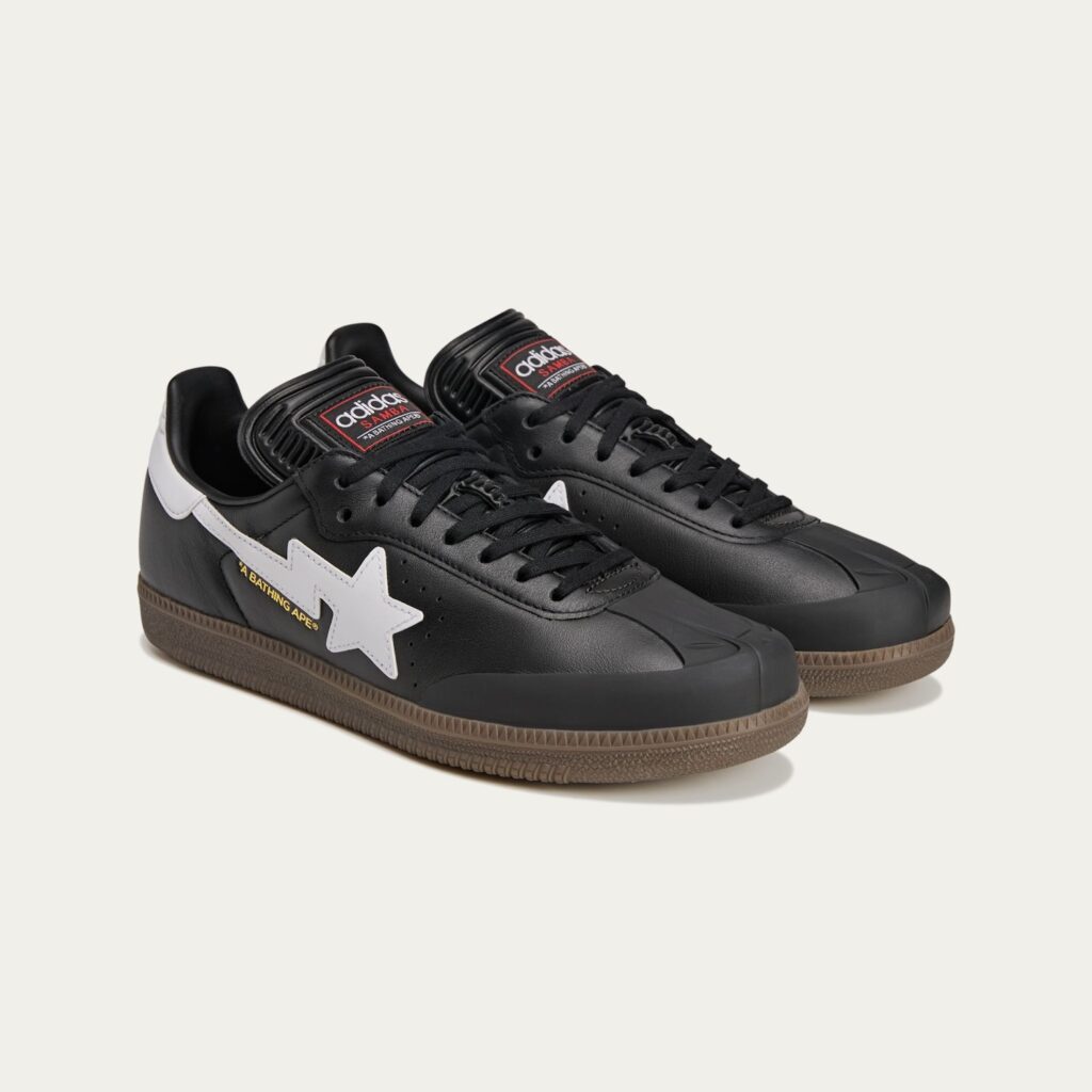 BAPE x adidas Samba Black JR9246