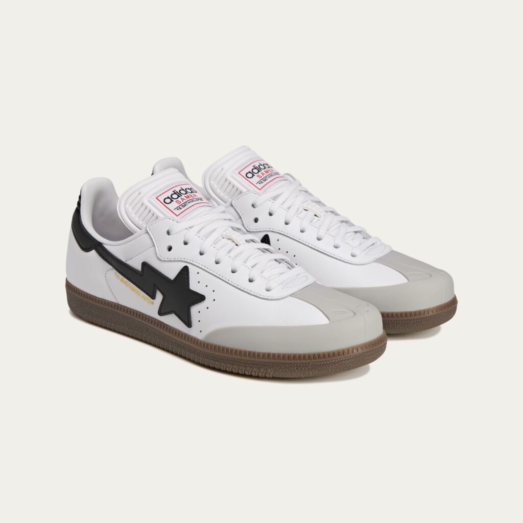 BAPE x adidas Samba White JR9245