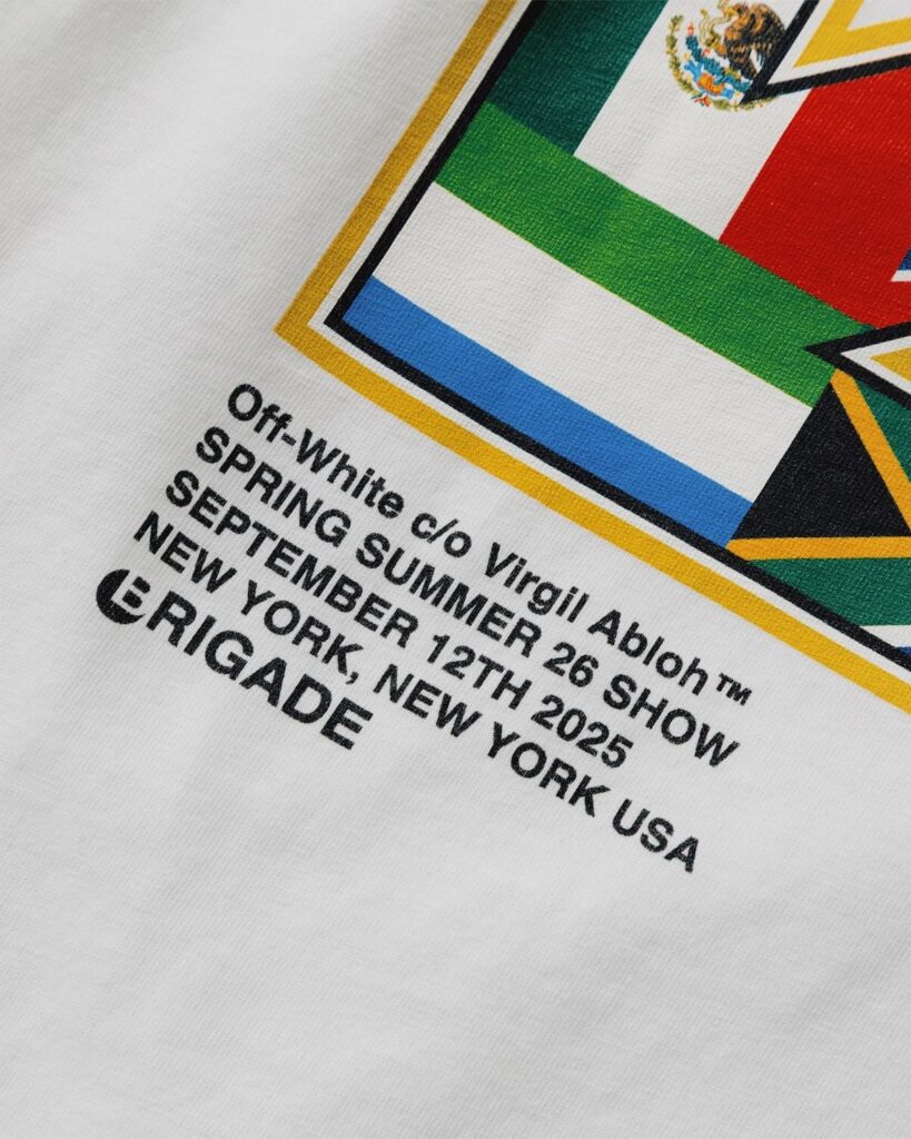 Brigade x Off-White NYFW SS26 "STAFF" Tee