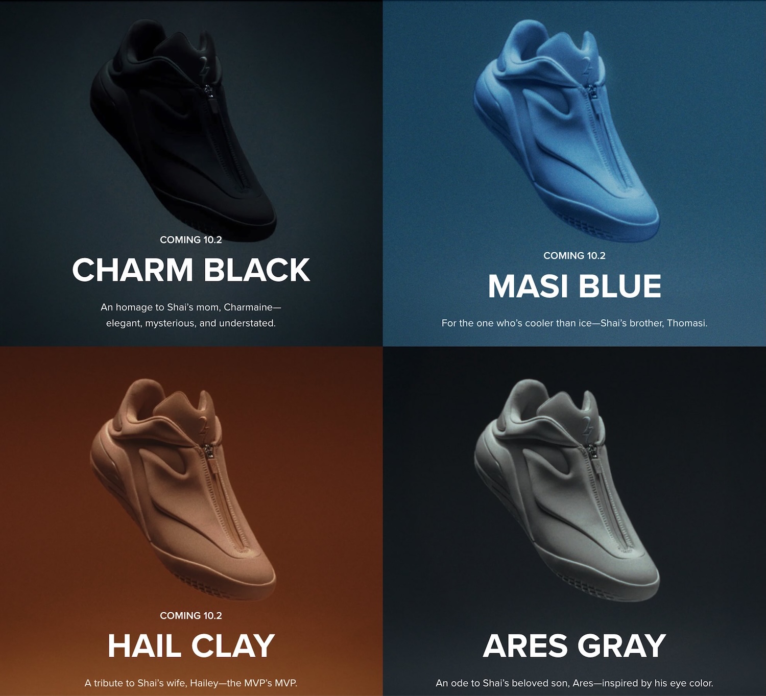 Converse SHAI 001 Family Pack colorways