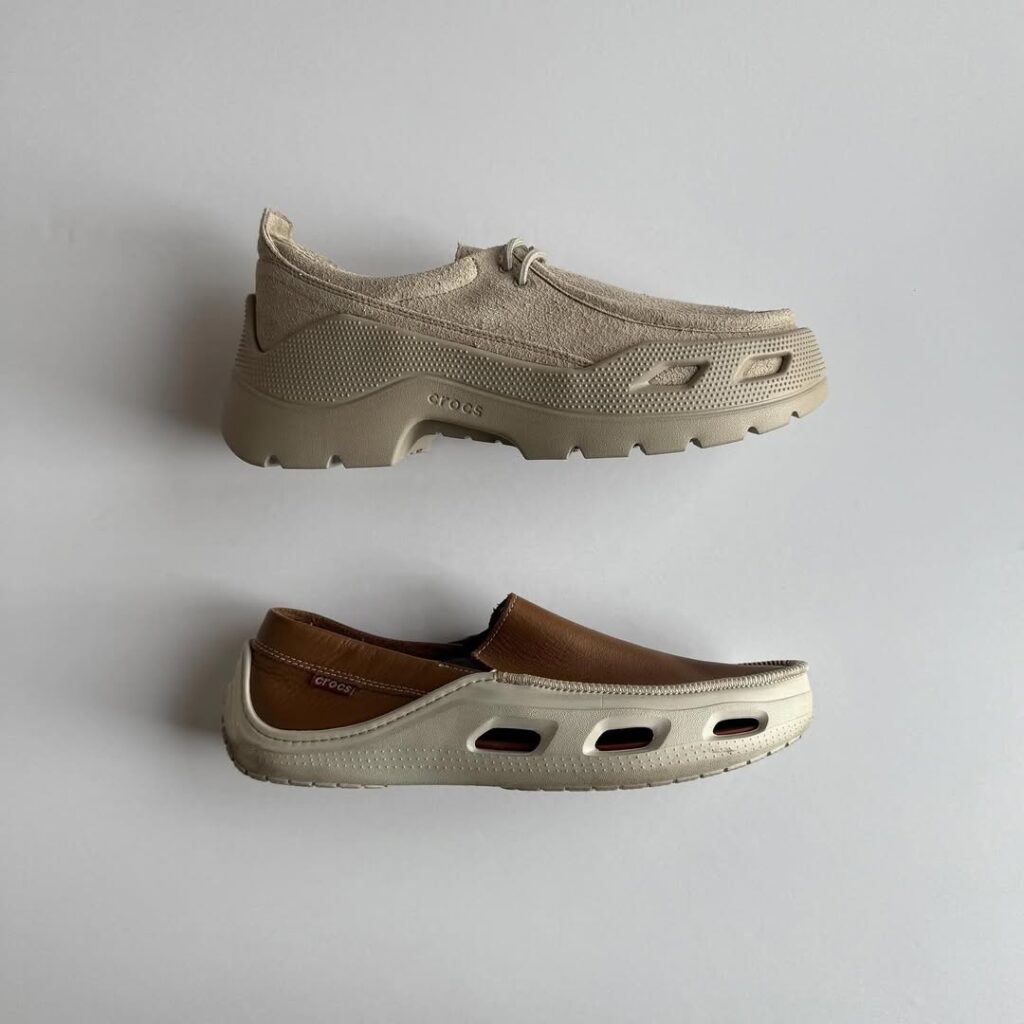 Crocs EXP Gallery Shoe "Black Sand" & "Bark"