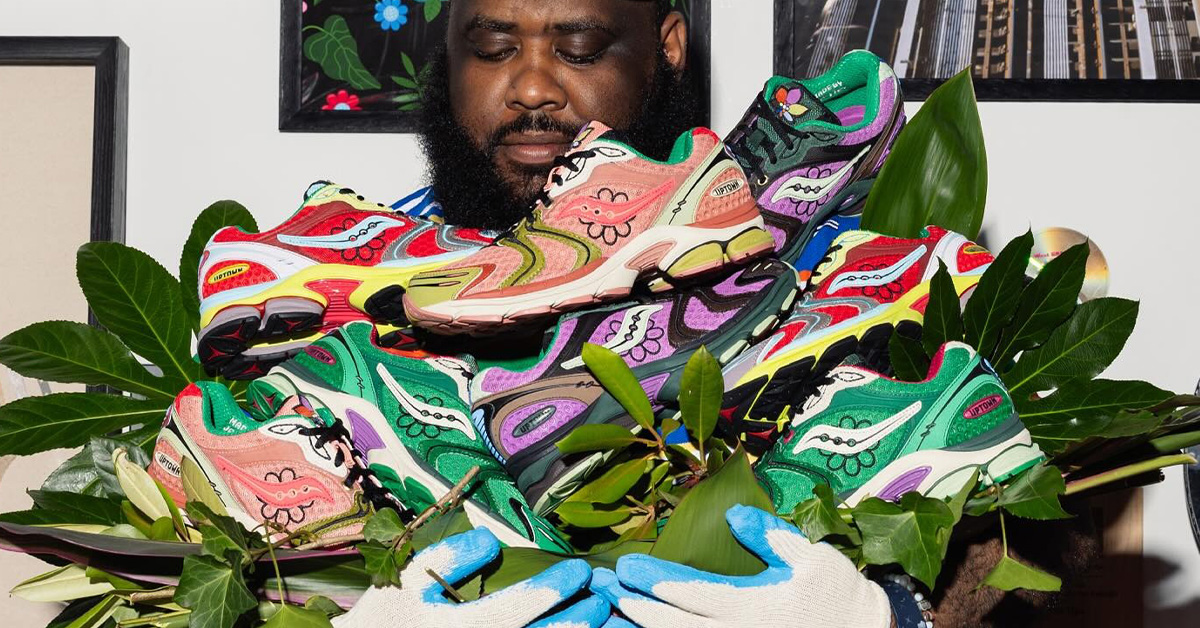 Jae Tips & Saucony Present “Flowers Grow Uptown” ProGrid Triumph 4 Pack
