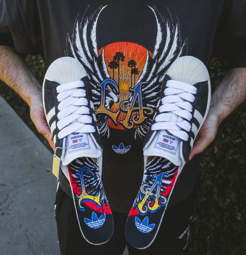 Qias Omar x LA adidas Superstar II