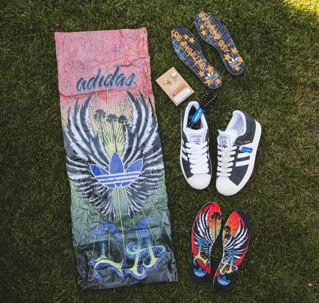 Qias Omar x LA adidas Superstar II