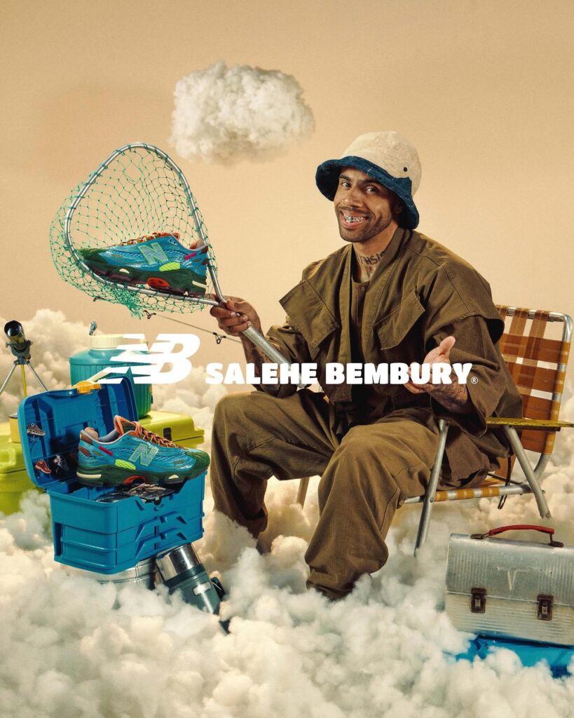 Salehe Bembury x New Balance 1000 "Fog Be The Cloud" Vic Mensa campaign