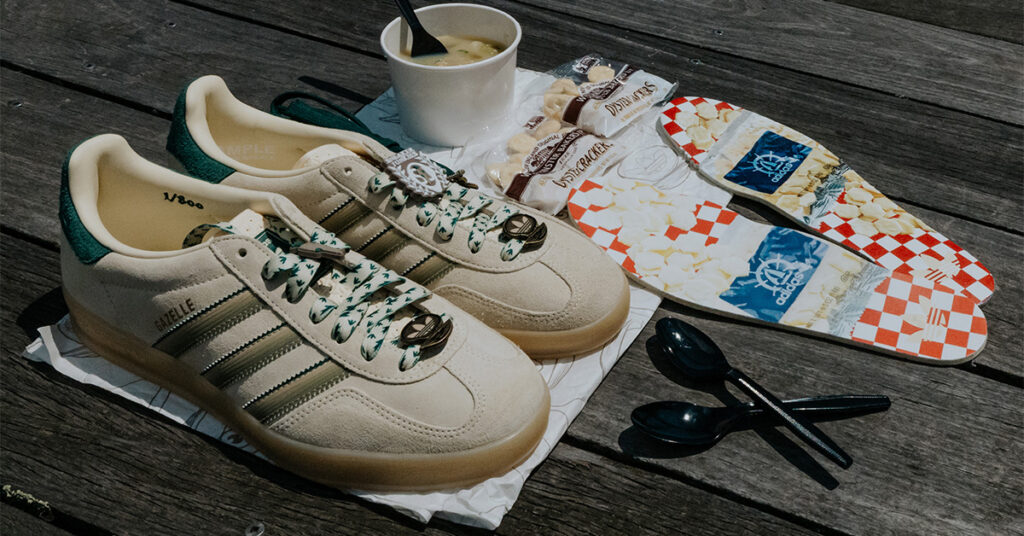 Sneaker Junkies Celebrates New England Culture with “Clam Chowder” adidas Gazelle
