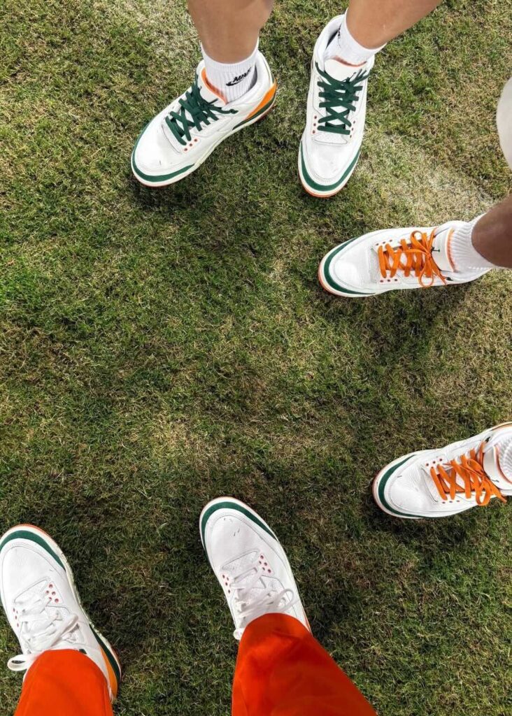 SoleFly x Air Jordan 3 Miami Hurricanes IF4491-100