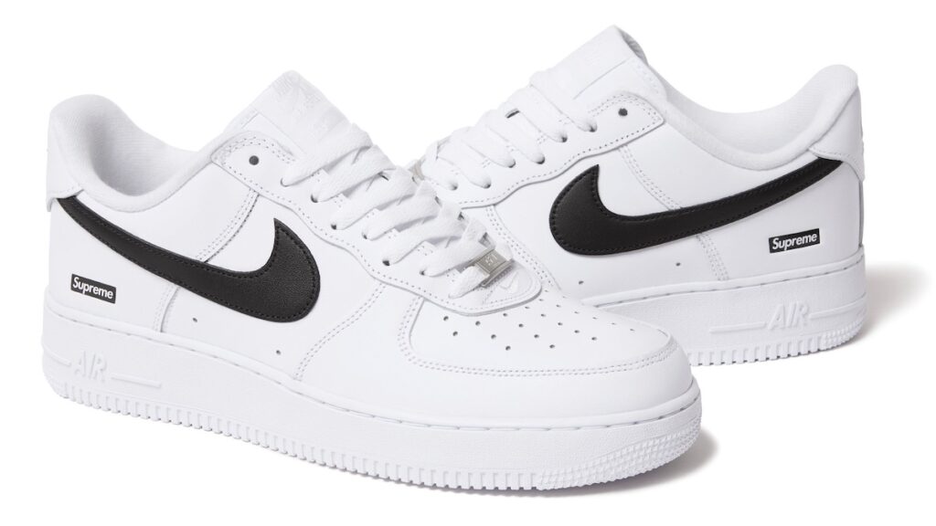 Supreme x Nike Air Force 1 White/Black CU9225-102