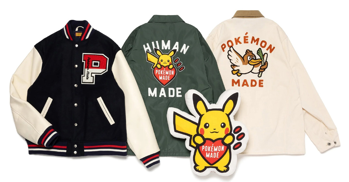 Human Made x Pokémon Collection Release Date - Modern Notoriety