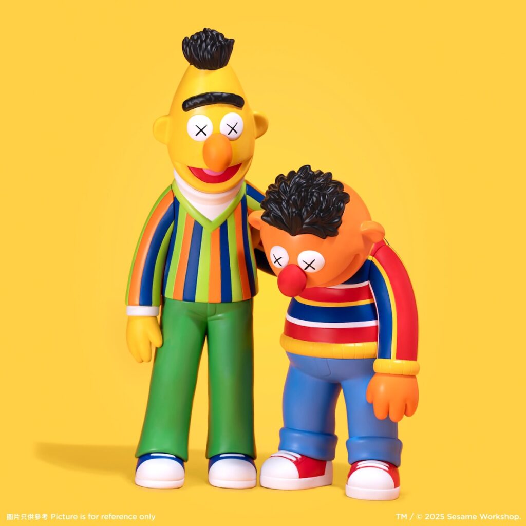 KAWS x Sesame Street Vinyl Figure Bert & Ernie