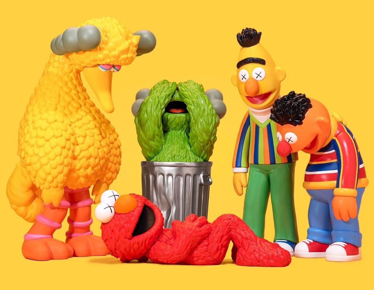 KAWS x Sesame Street Vinyl Figure Set