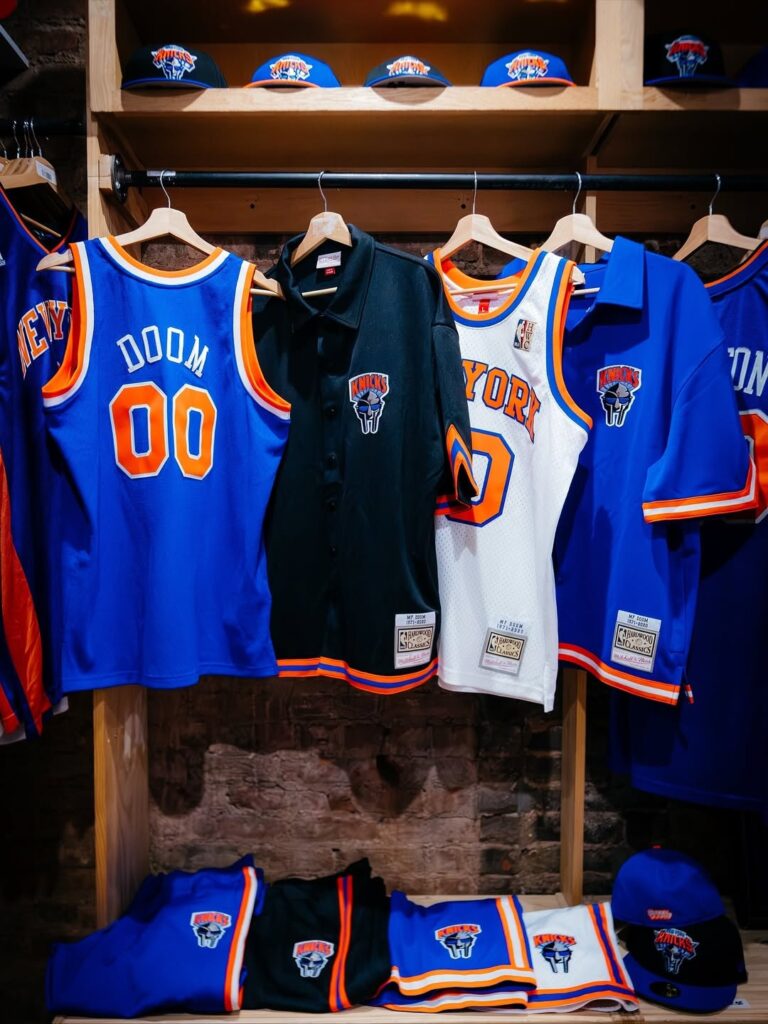 MF DOOM Estate x New York Knicks 2025 Collection 
