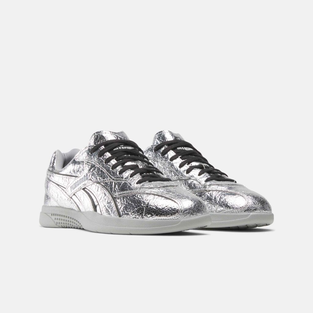PLEASURES x Reebok Hammer Street "Silver Crinkle" Silver/Silver/Gray 100238498