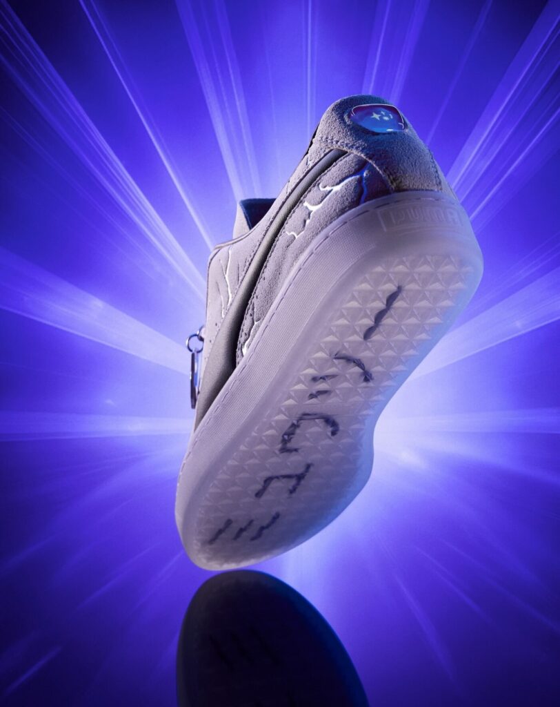 Pokémon x PUMA Suede "Mewtwo" Purple/Metallic Silver