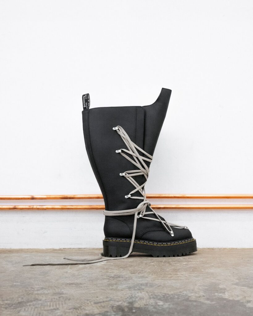 Rick Owens x Dr. Martens FW25 campaign featuring Sissy Misfit