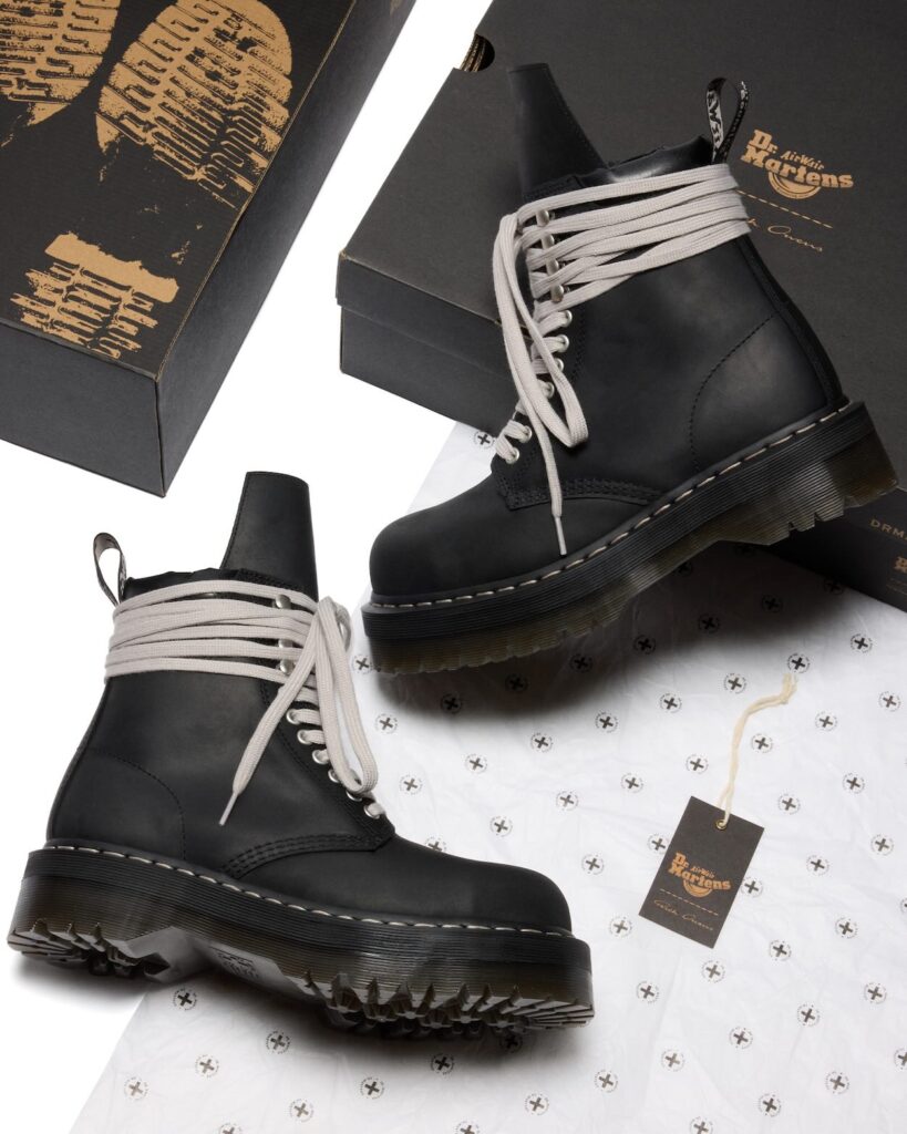 Rick Owens x Dr. Martens Steel Toe Boot