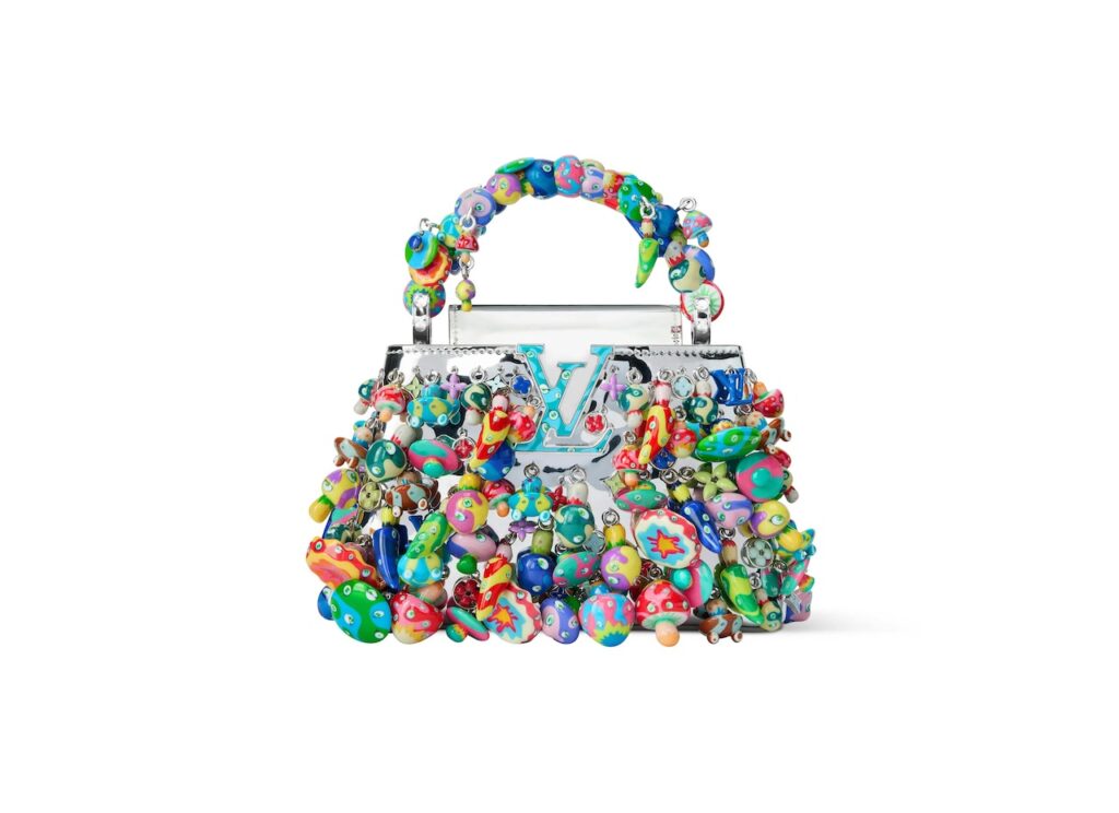 Takashi Murakami x Louis Vuitton Artycapucines VII Collection Mini Mushroom
