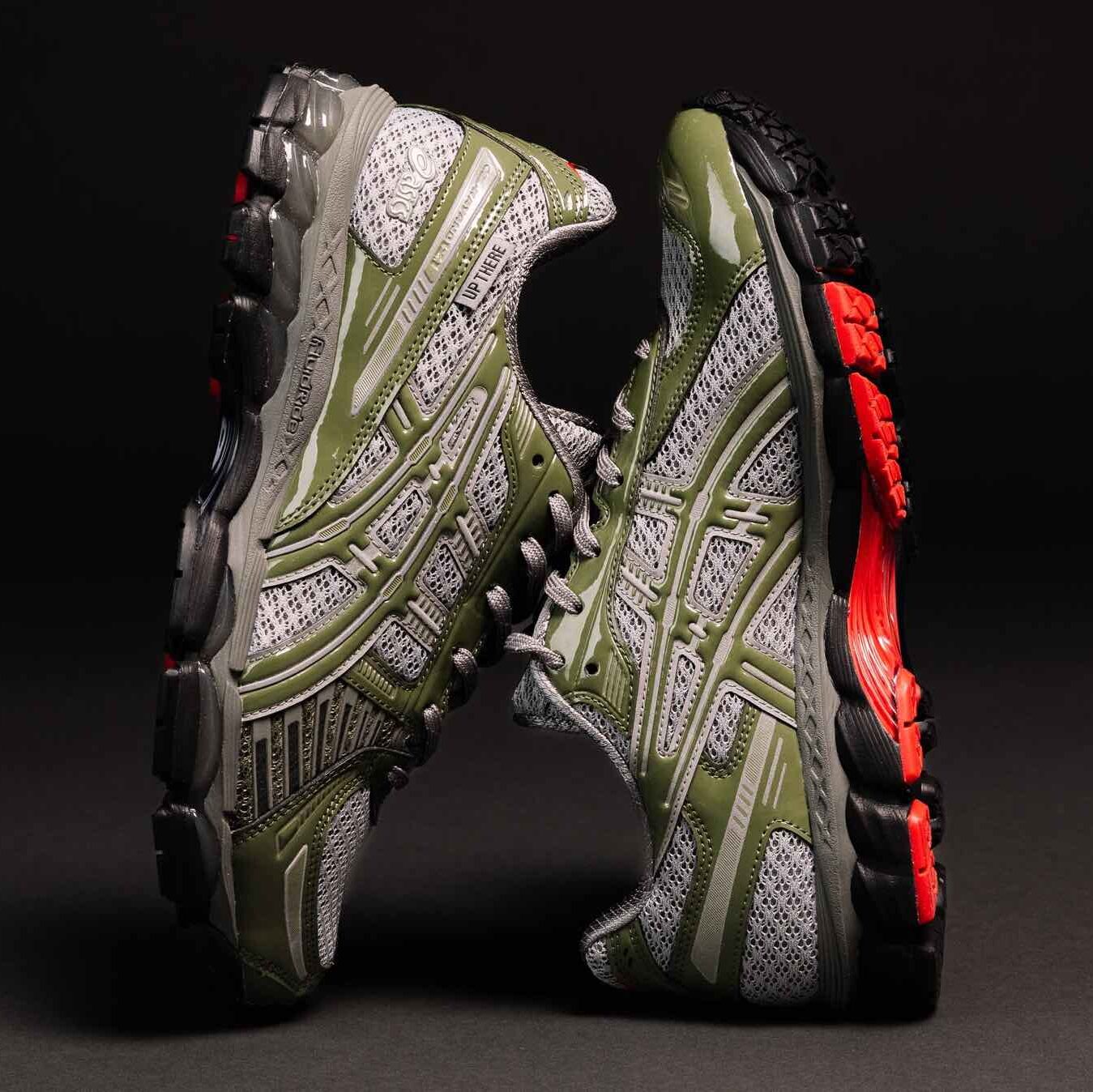 Up There x ASICS GEL-Kayano 12.1 "Natsukashii" Gravel/Irivine 1203A869-021