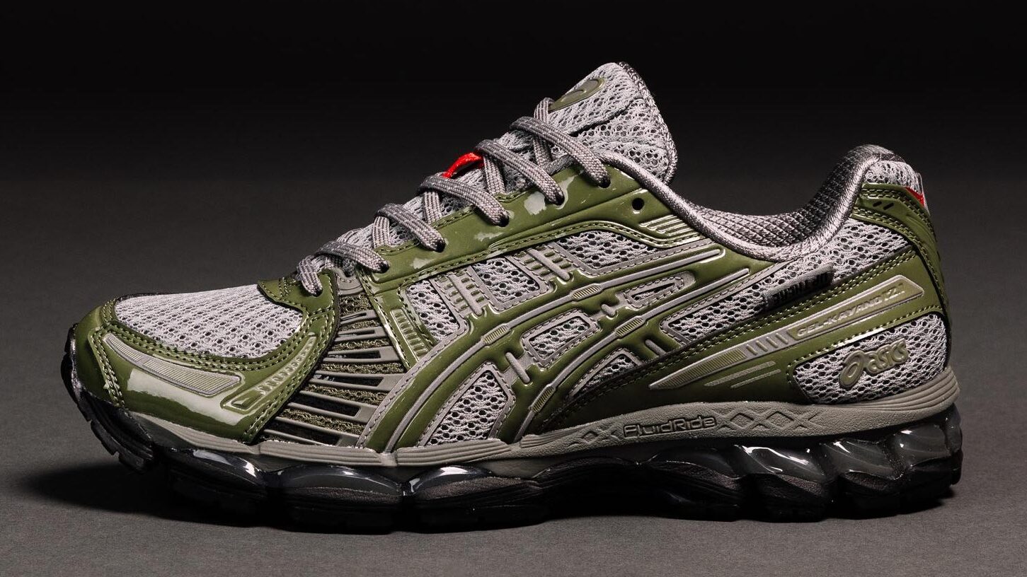 Up There x ASICS GEL-Kayano 12.1 "Natsukashii" Gravel/Irivine 1203A869-021