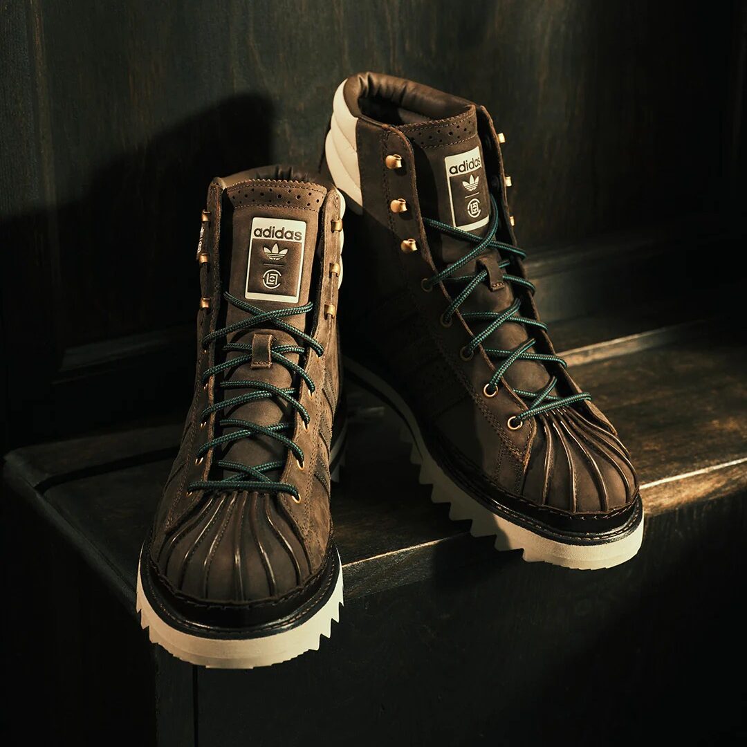 CLOT x adidas Pro Model Winter Boot Dark Brown/Wonder Beige/Dark Brown JQ1263