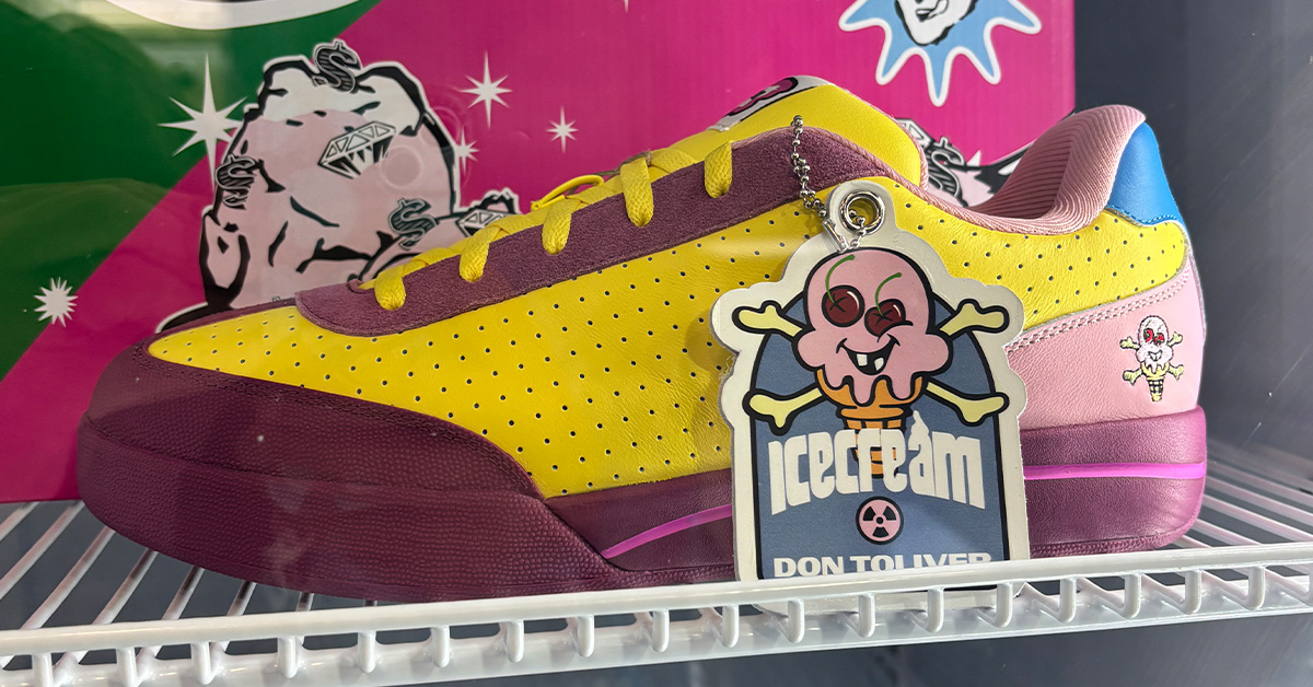 Don Toliver & Reebok Bring Back the ICECREAM Board Flip “Banana Split”