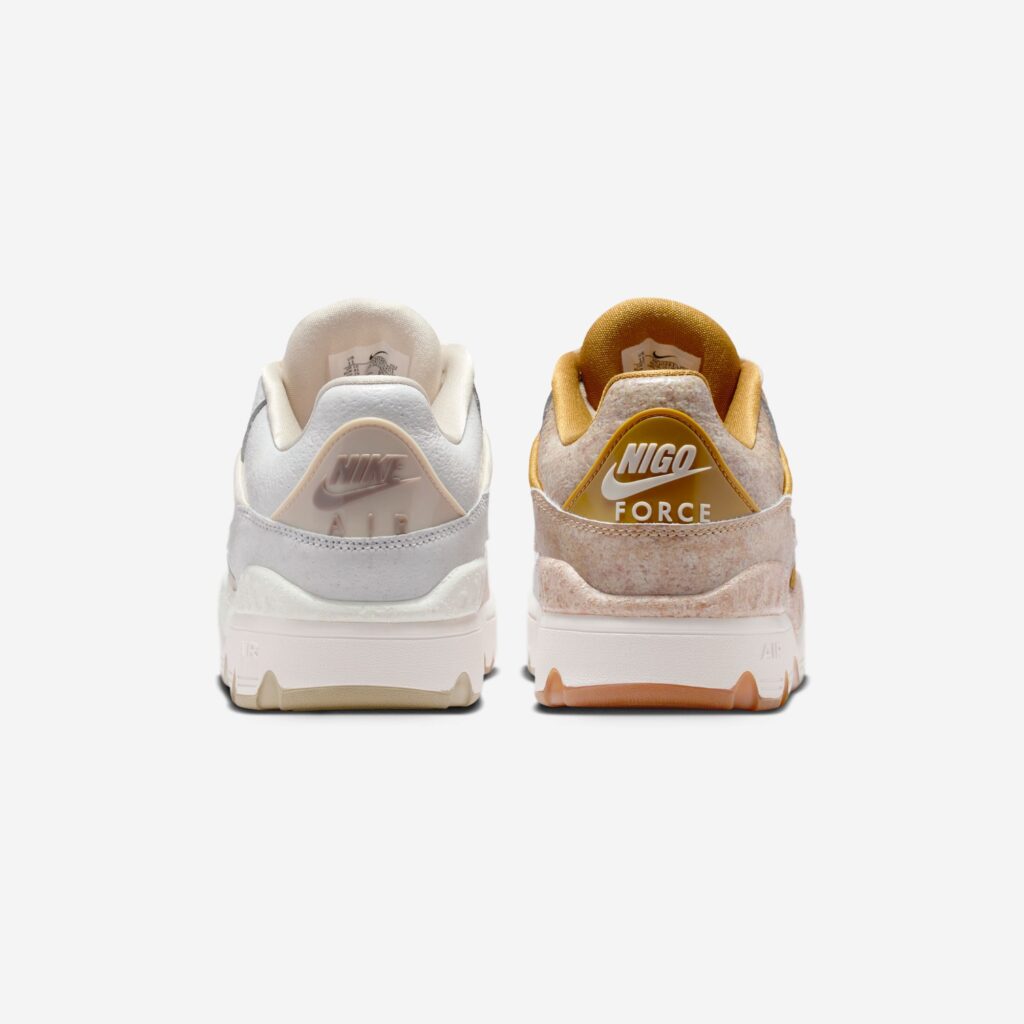 NIGO x Nike Air Force 3 Bamboo/Multi-Color-Gum Medium Brown HQ0261-201 (NIGO), IB1801-201 (OGIN)