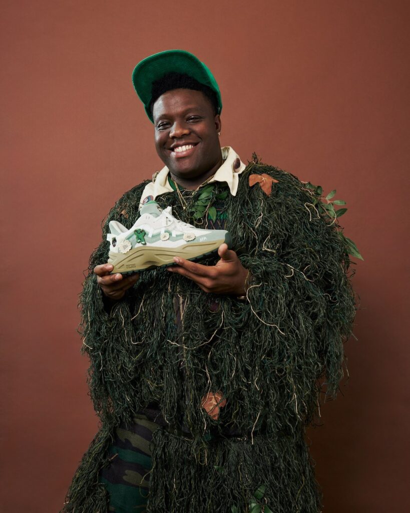 Rakeem Miles x K-Swiss Marina RMX "Get Me Out The Woods" Snow White Iceberg/Green Mountain View