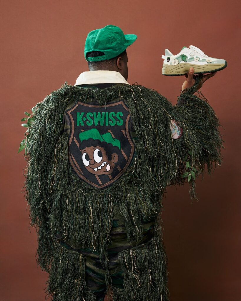 Rakeem Miles x K-Swiss Marina RMX "Get Me Out The Woods" Snow White Iceberg/Green Mountain View