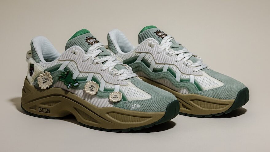 Rakeem Miles x K-Swiss Marina RMX "Get Me Out The Woods" Snow White Iceberg/Green Mountain View