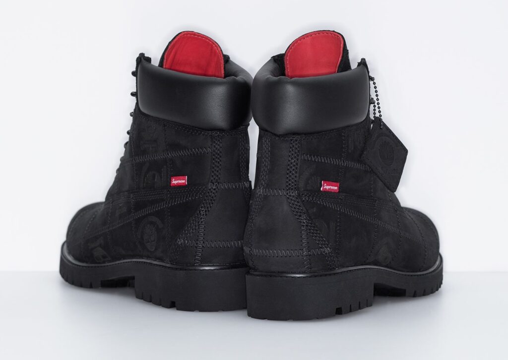 Supreme x Timberland Patchwork 6" Premium Waterproof Boot Black